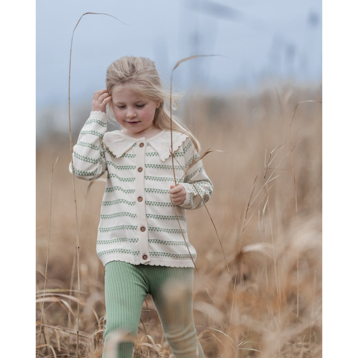 Hanevild Shale Green Tilde Bukser