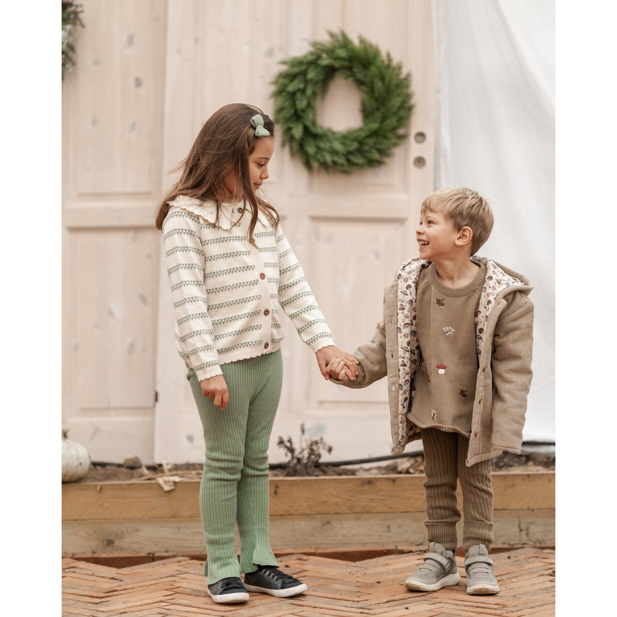 Hanevild Shale Green Tilde Bukser