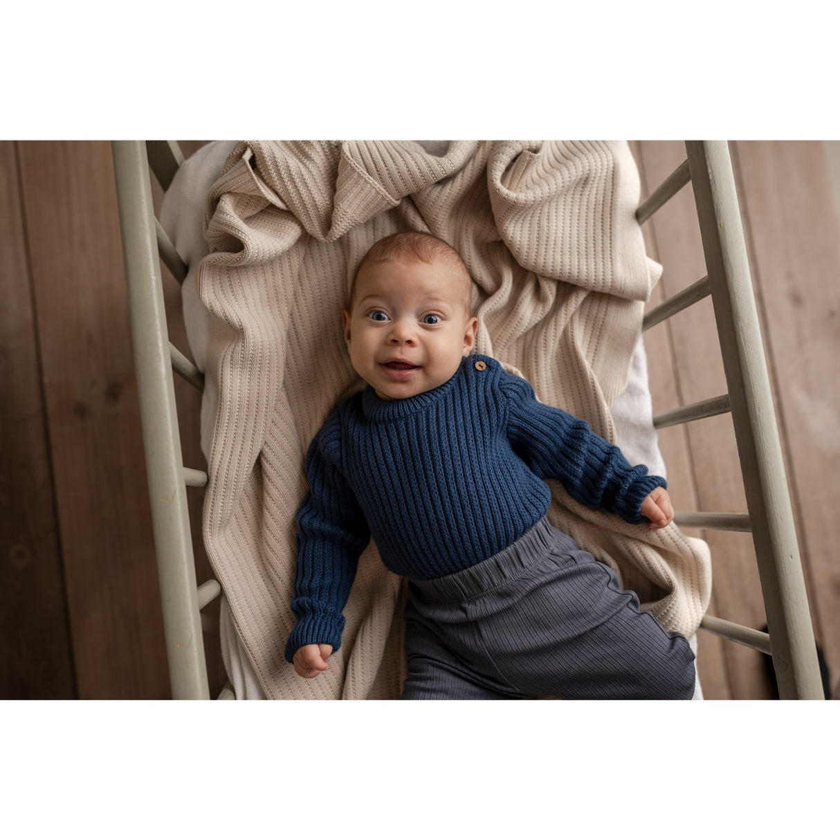 Hanevild Ensign Blue Albert Romper