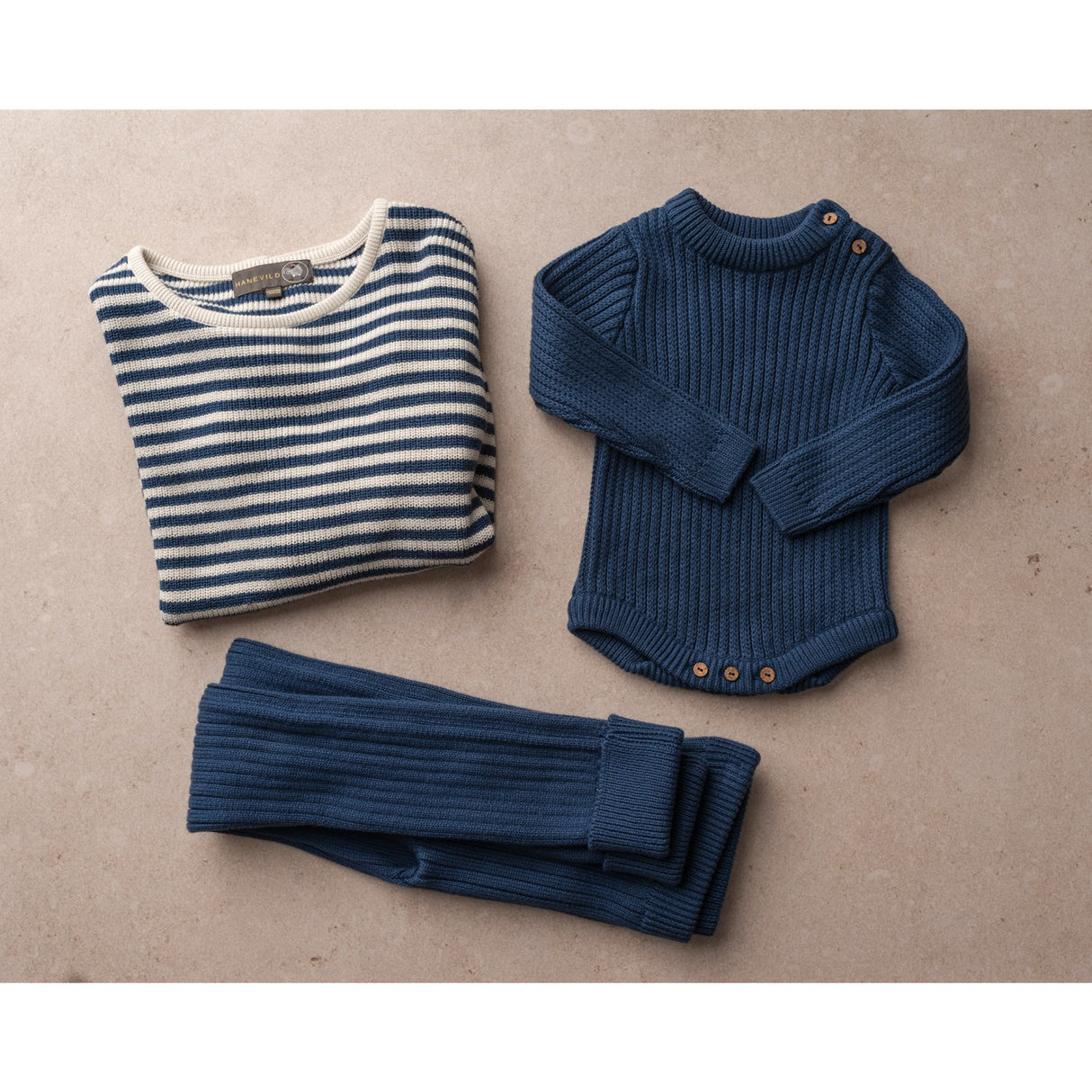 Hanevild Ensign Blue Albert Romper