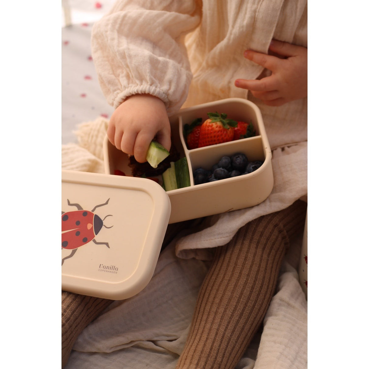 Vanilla COPENHAGEN Lady Lovebug Madkasse - Silicone