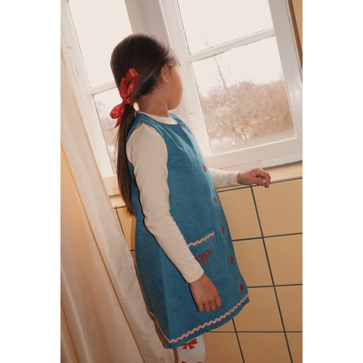 Flöss Mid Blue Rinse Hazel Kjole