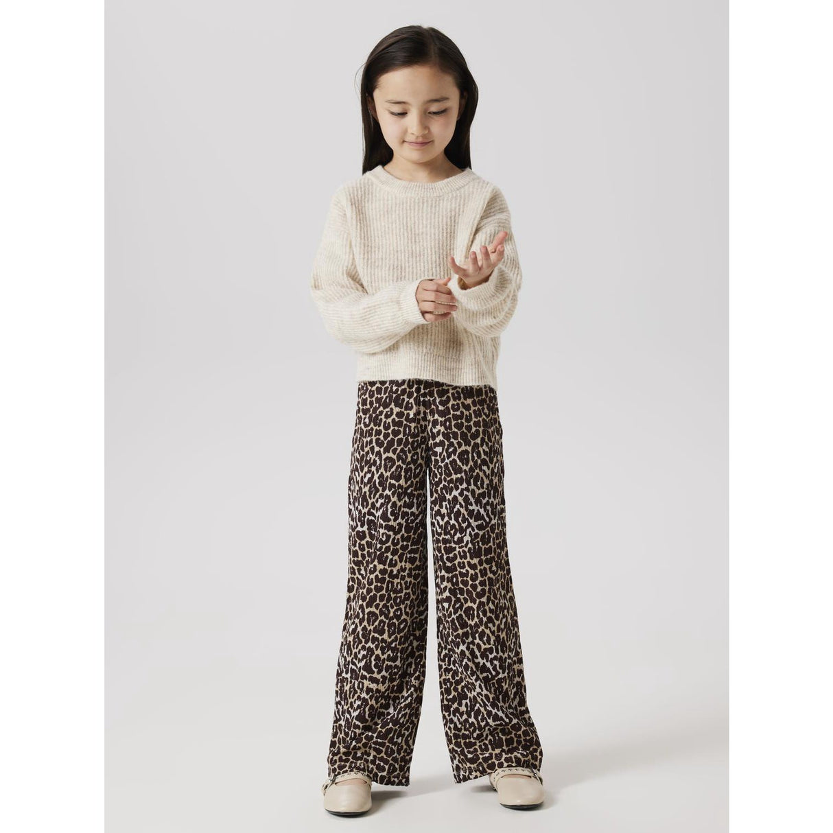 Name It Pure Cashmere Nkfholly Ls Boxy Kort Strik Noos