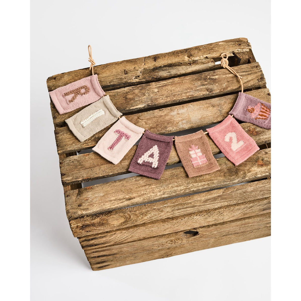 Smallstuff Rose Strikket Flag 2