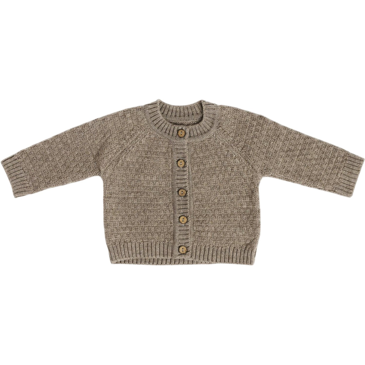 Smallstuff Nature Melange Cardigan Square Strik Merino Uld
