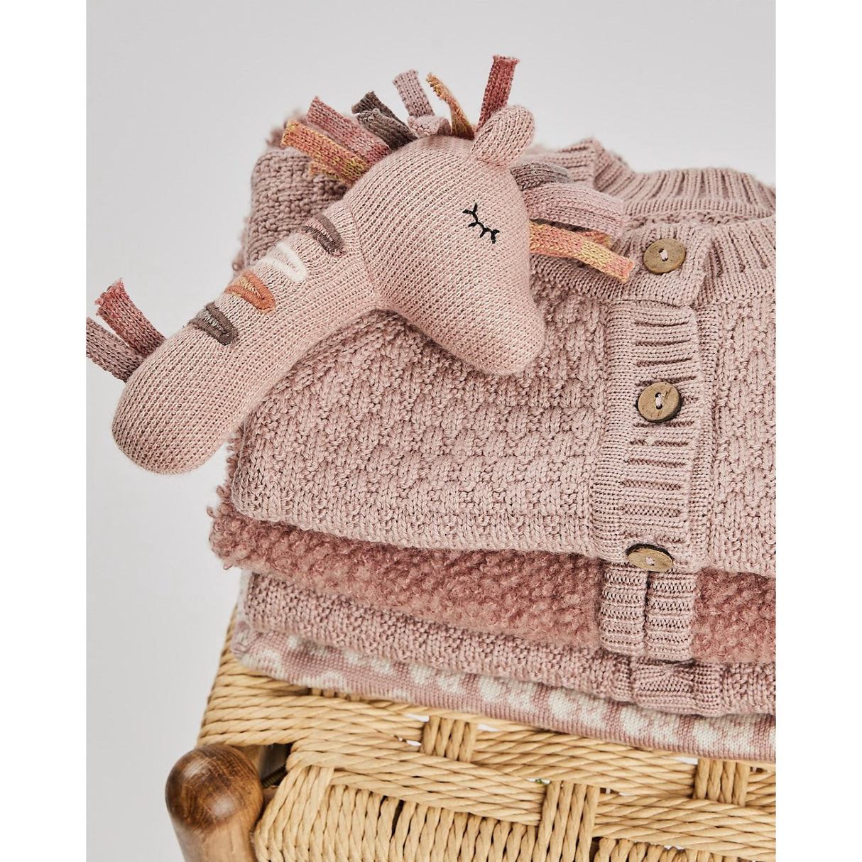 Smallstuff Powder Cardigan Square Strik Merino Uld