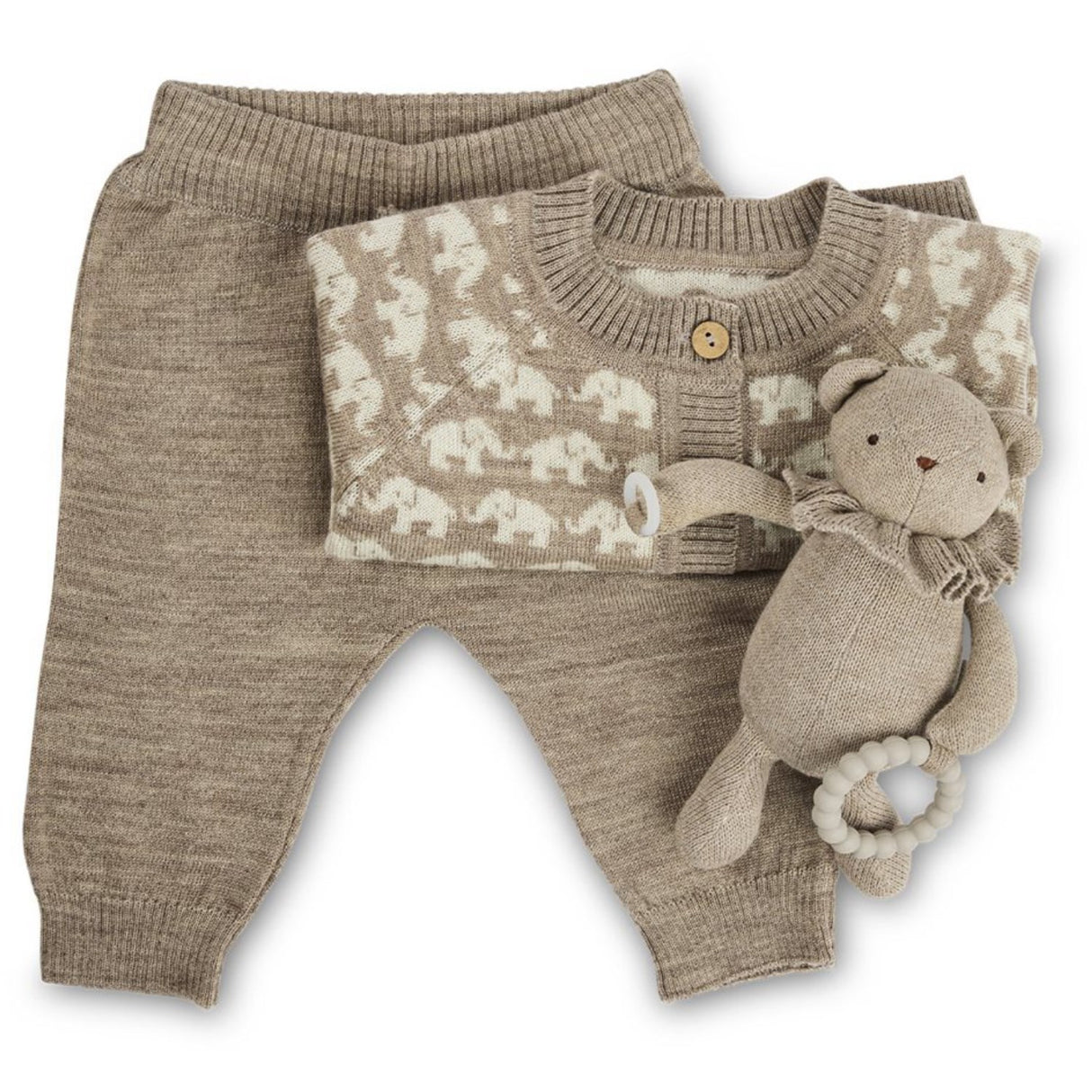 Smallstuff Nature Bukser Flat Strik Merino Uld