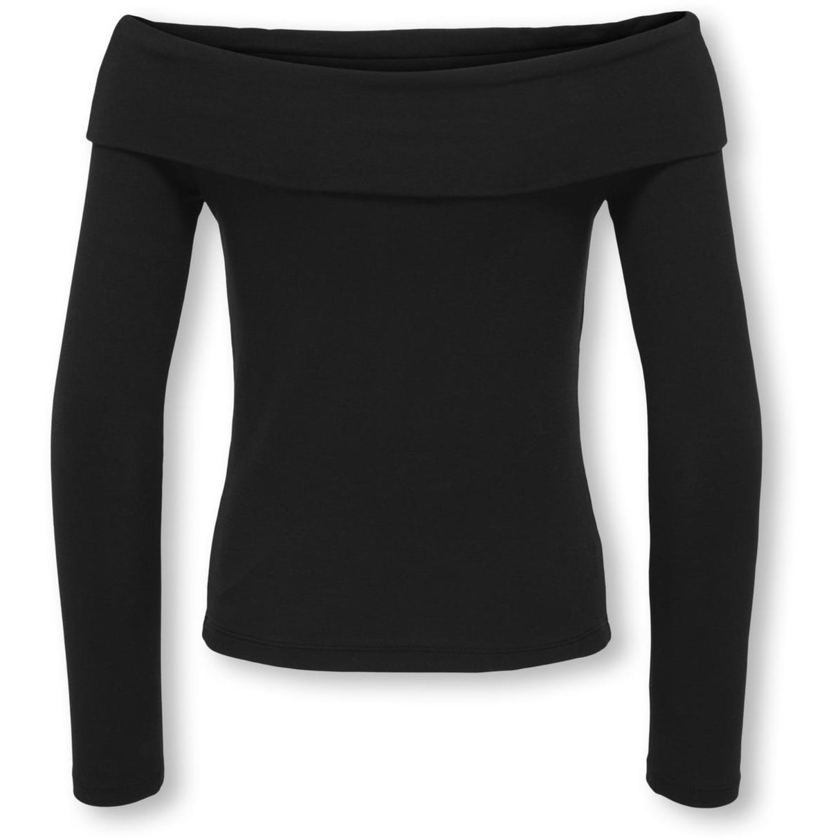 kids ONLY Black Kogane Ls Off Shoulder Top Jrs