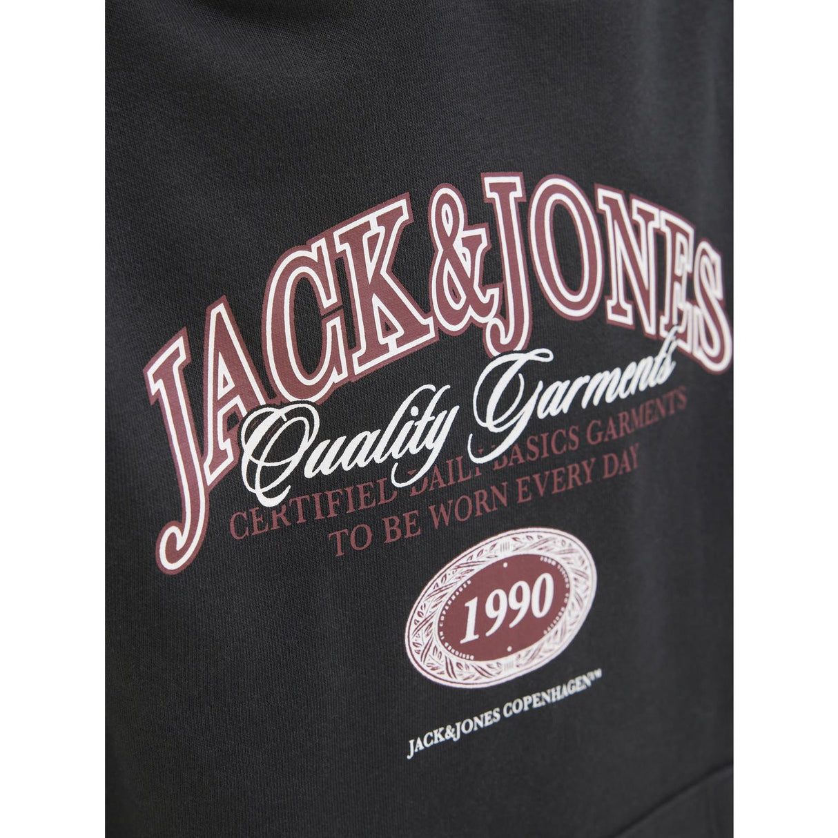 Jack & Jones Junior Black Jjari Branding Sweat Hætte Jnr
