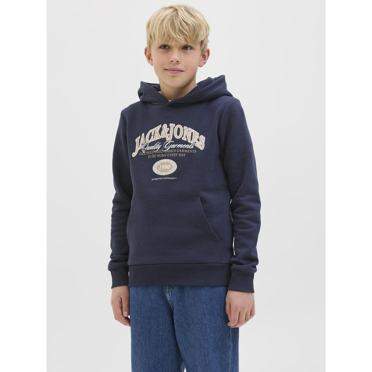Jack & Jones Junior Sky Captain Jjari Branding Sweat Hætte Jnr