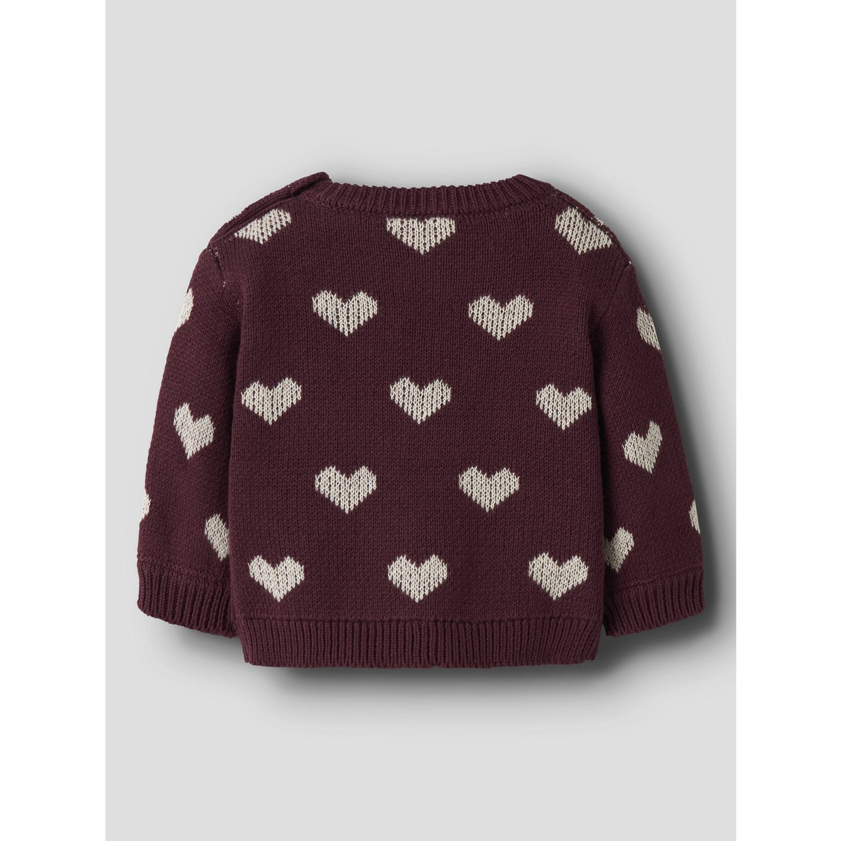 Name It Burgundy Peyote Heart Nbfoana Ls Strik