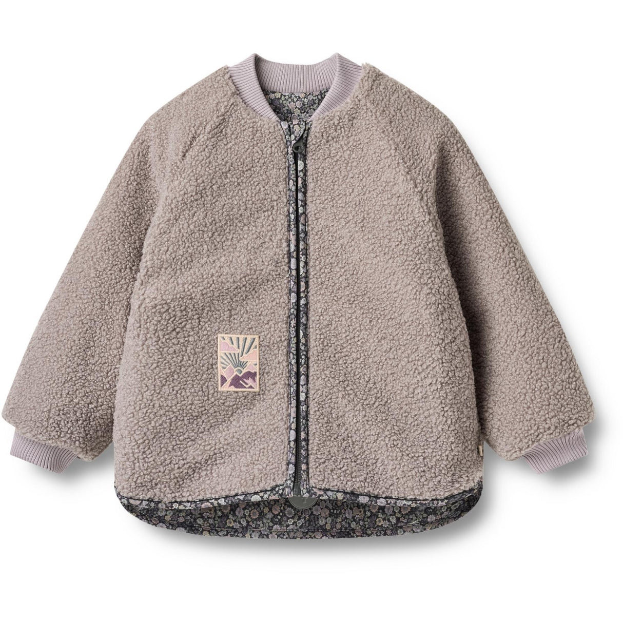 Wheat Black Sea Flowers Vendbar Thermo Jakke Lake