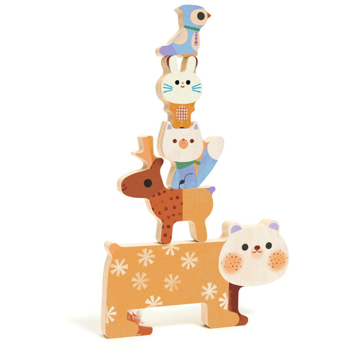 Djeco Woodystack Puslespil