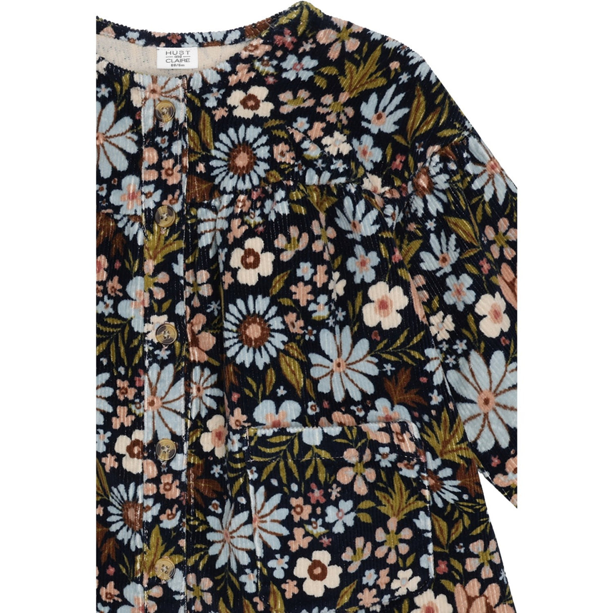 Hust & Claire Light Blue Karoline Winter Flora