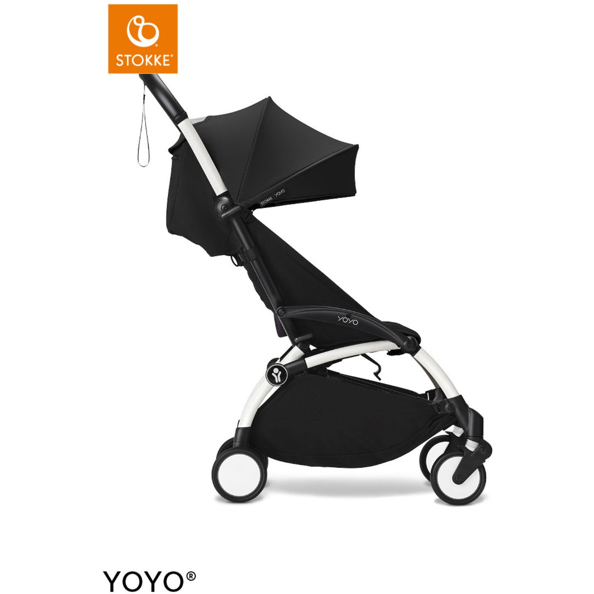 Stokke® YOYO³ Klapvogn Hvid/Sort