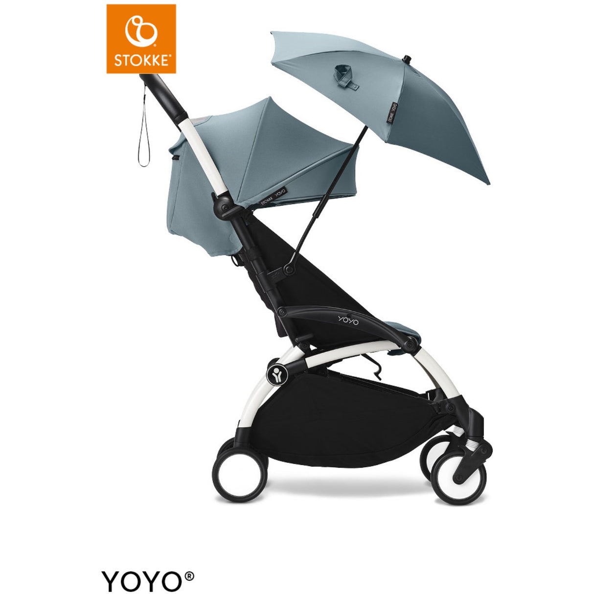Stokke® YOYO³ Klapvogn Hvid/Aqua