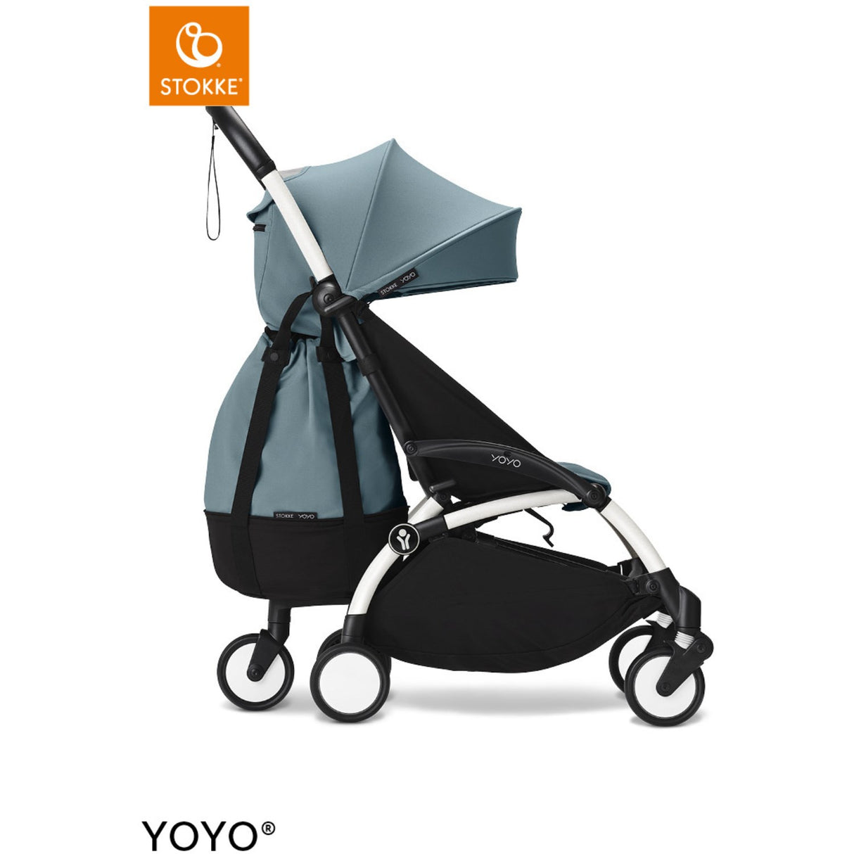 Stokke® YOYO³ Klapvogn Hvid/Aqua