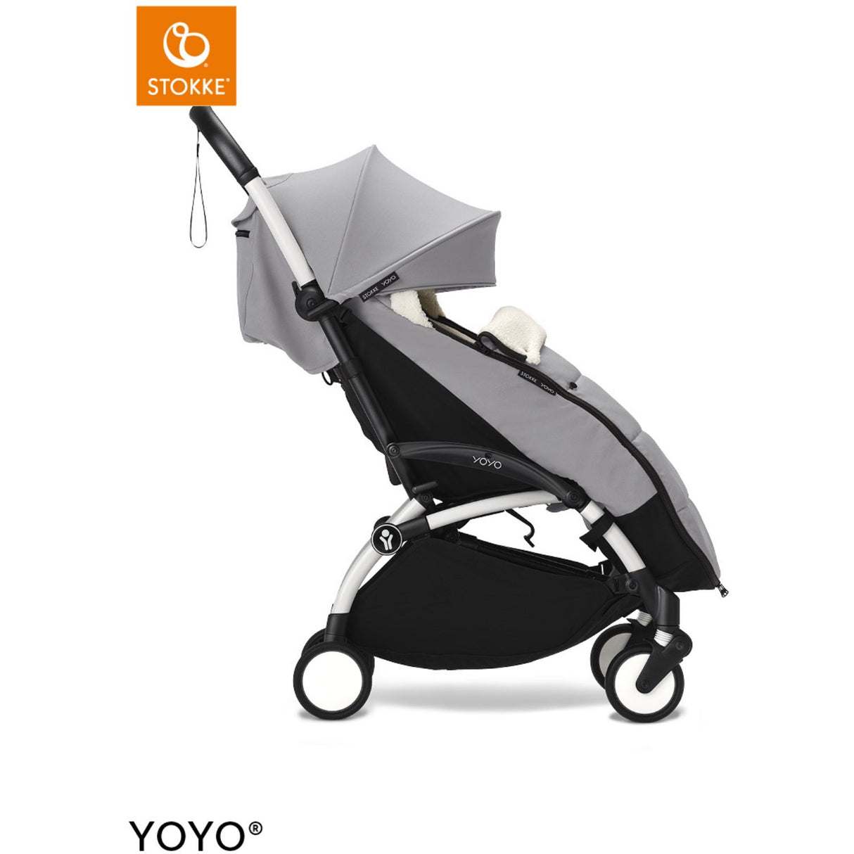 Stokke® YOYO³ Klapvogn Hvid/Stone