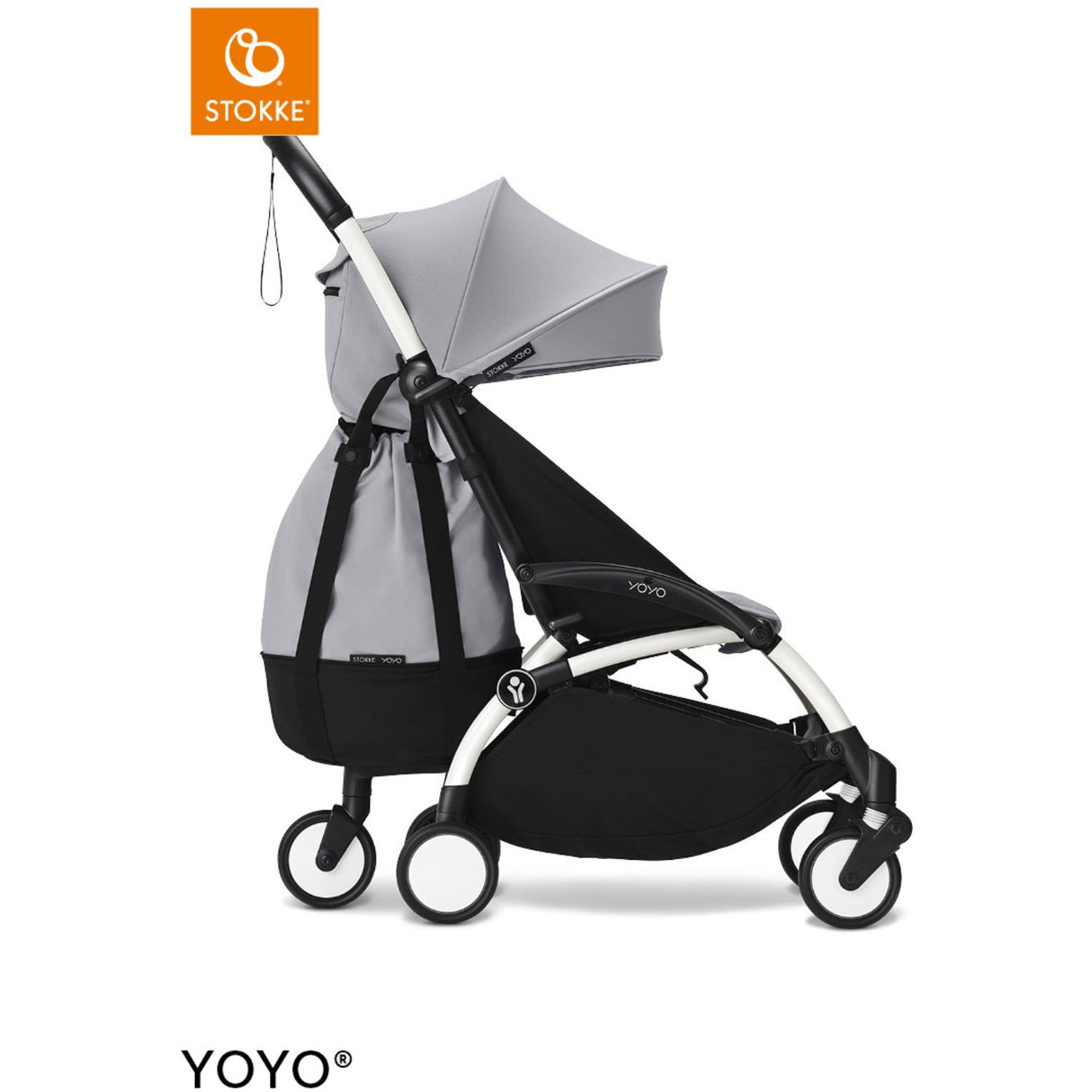 Stokke® YOYO³ Klapvogn Hvid/Stone