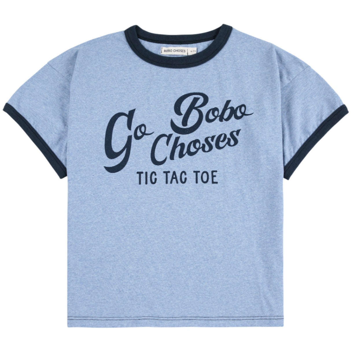 Bobo Choses Light Blue Go Bobo T-Shirt