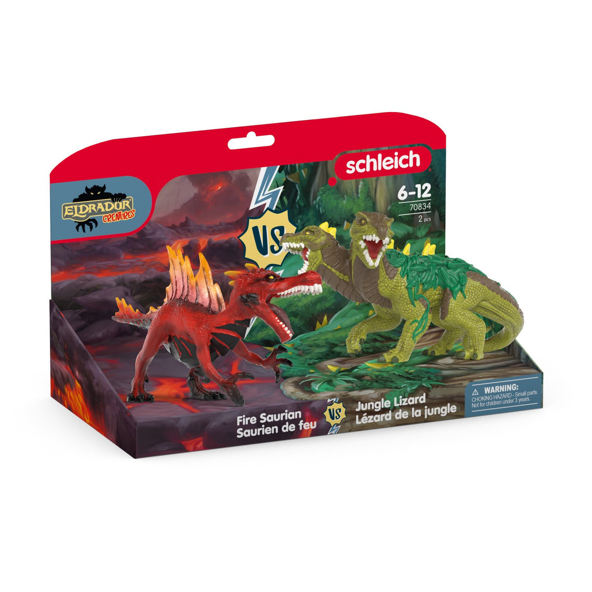 Schleich Ild Saurian Vs. Jungle Øgle