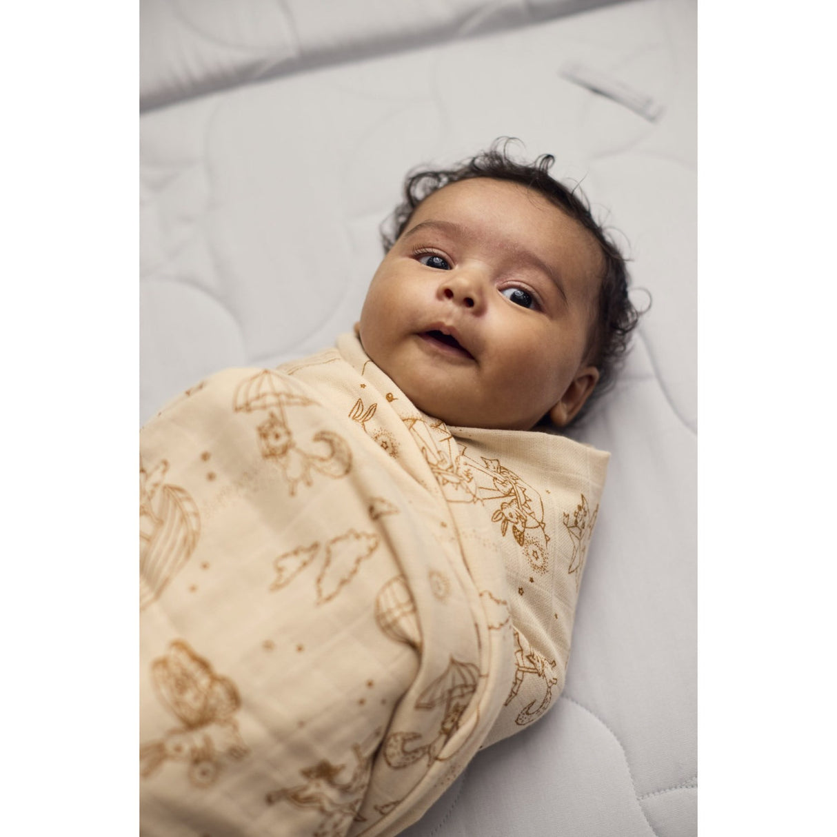 FILIBABBA Dreamy Adventurers Muslin Svøb 120x120 Cm Gots