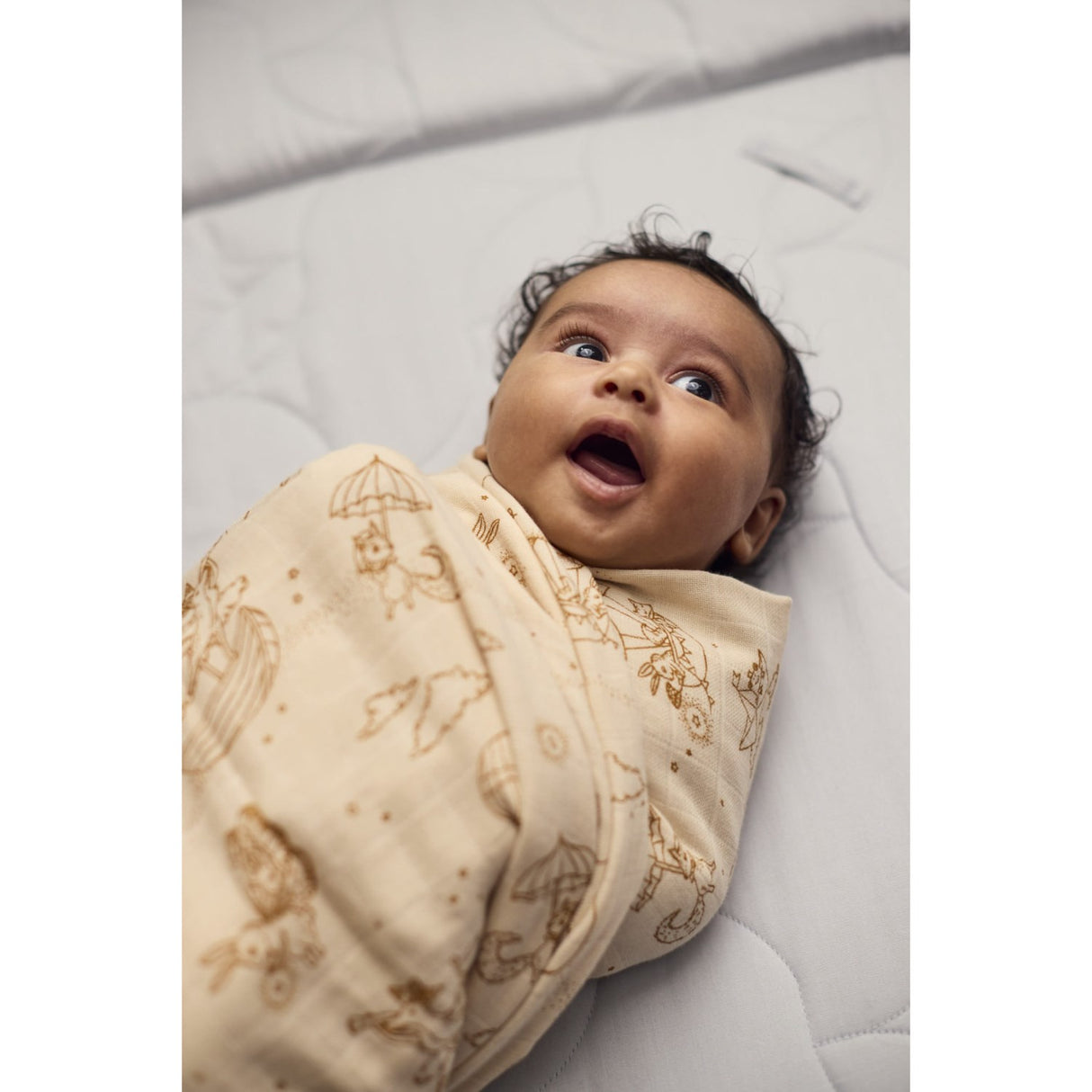 FILIBABBA Dreamy Adventurers Muslin Svøb 120x120 Cm Gots