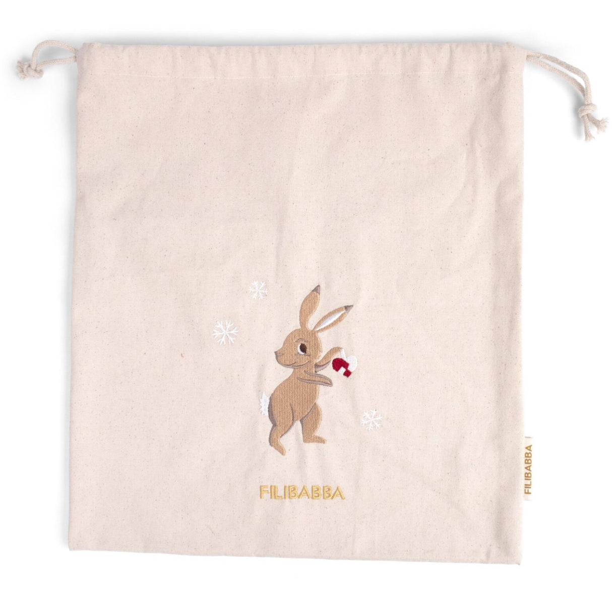 FILIBABBA Hare Embroidered Gavepose Gots Wonderful Winter Mountain