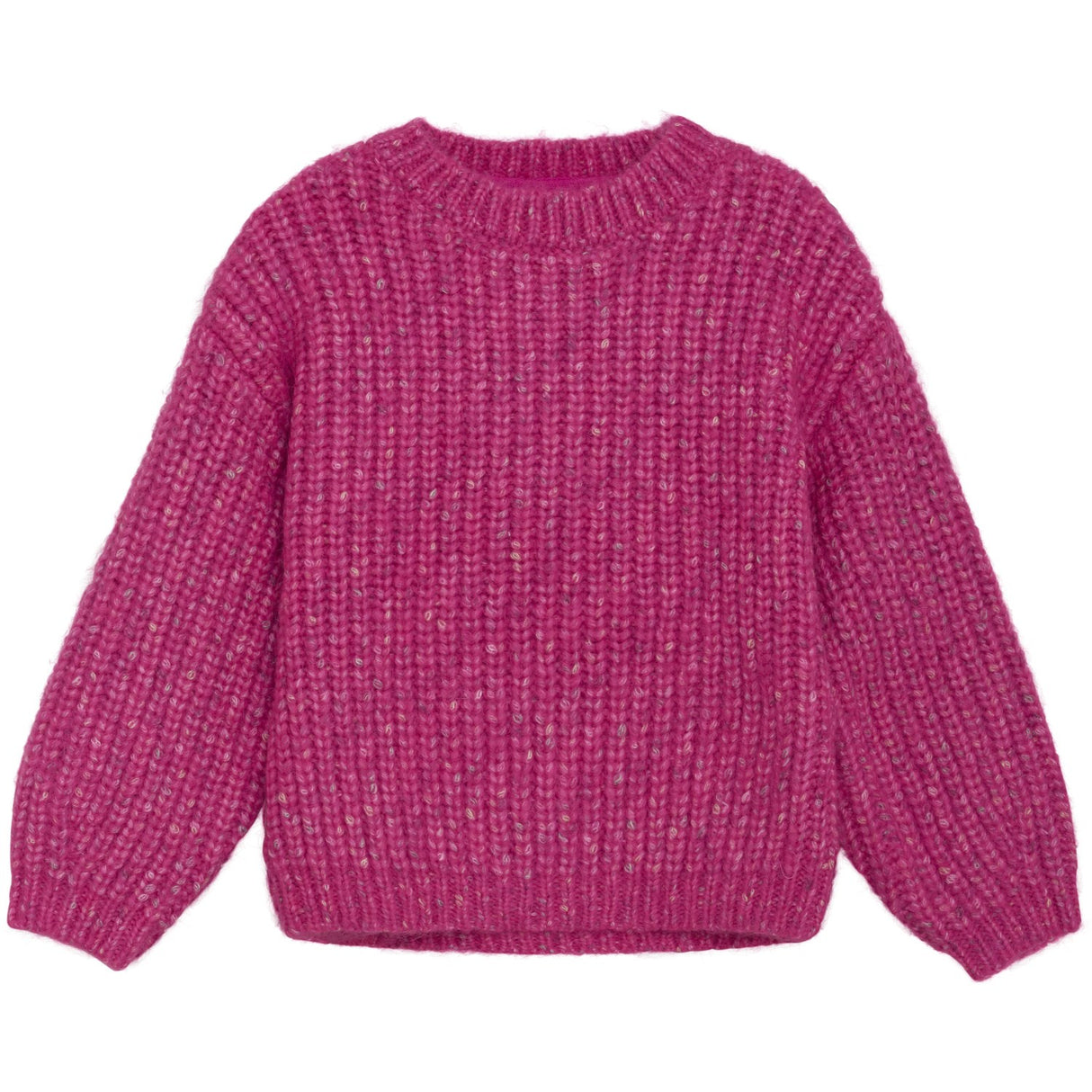 Minymo Fuchsia Fedora Pullover Strik