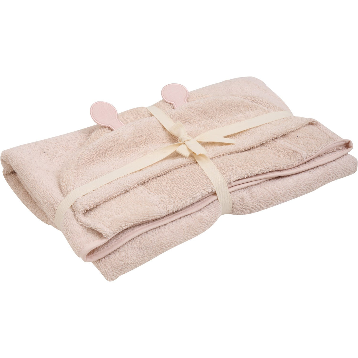 Pippi Rose Dust Hooded Bath Håndklæde