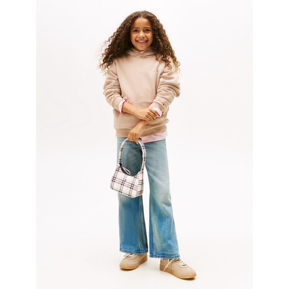 Tommy Hilfiger Malted Milk Mini Corp Hættetrøje