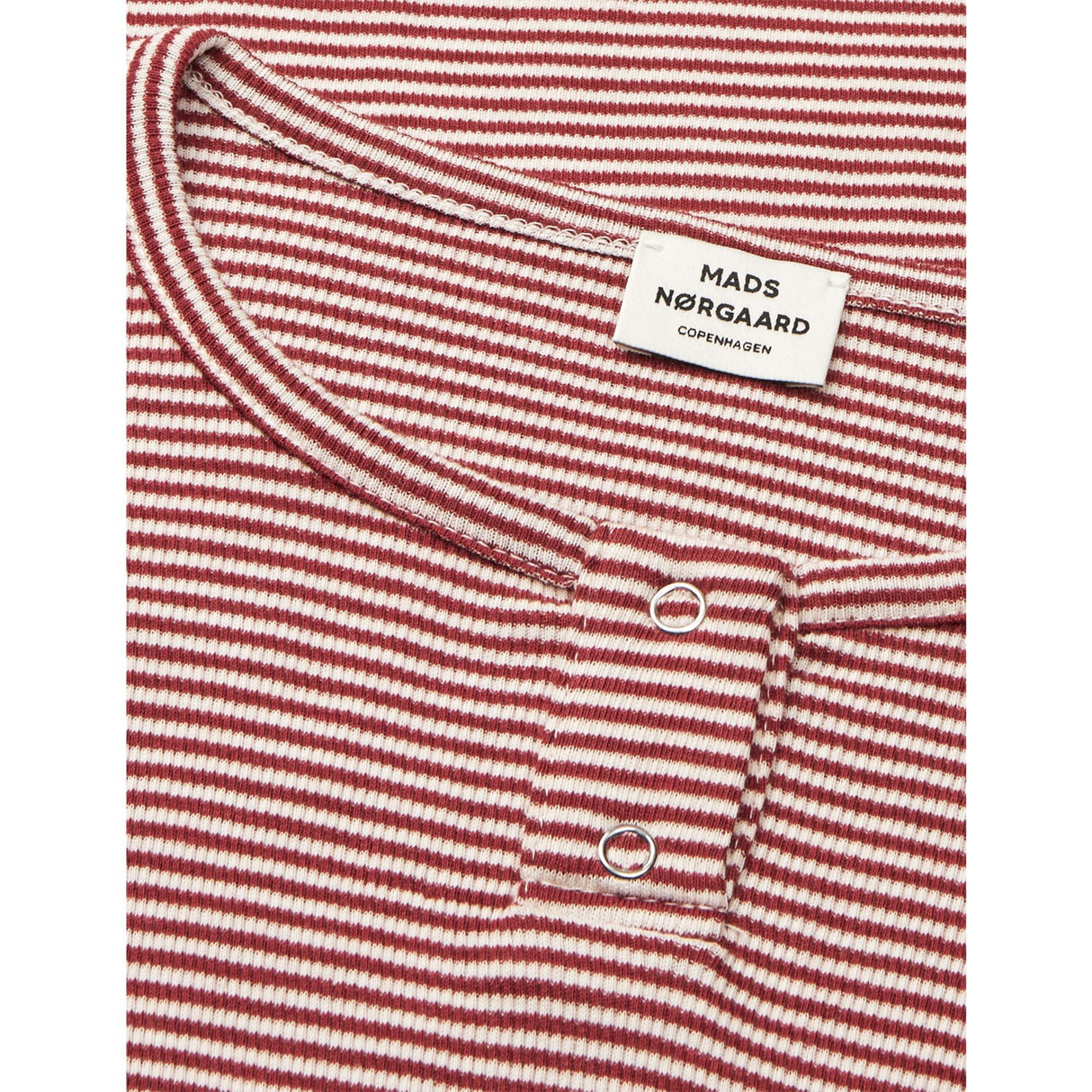 Mads Nørgaard Winery/Vanilla Ice 2X2 Bomuld Stripe Tala Tee Ls
