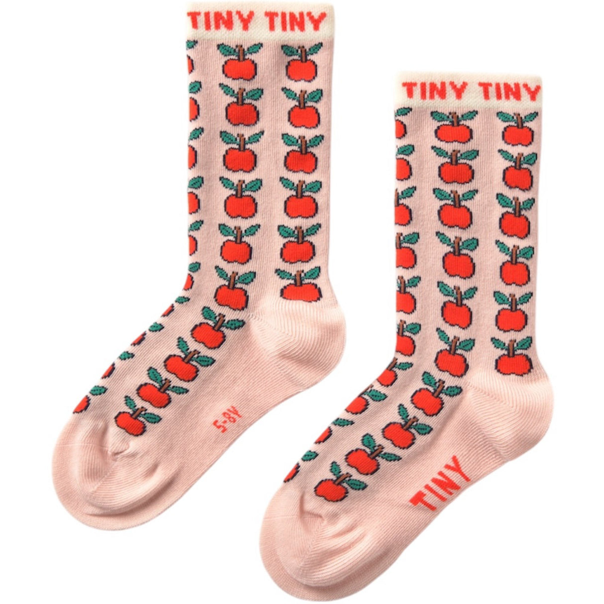 TinyCottons Wild Rose Apples Medium Strømper