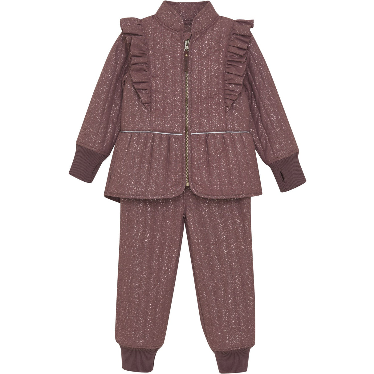 En Fant Rose Taupe Termo Sæt W.Glitter