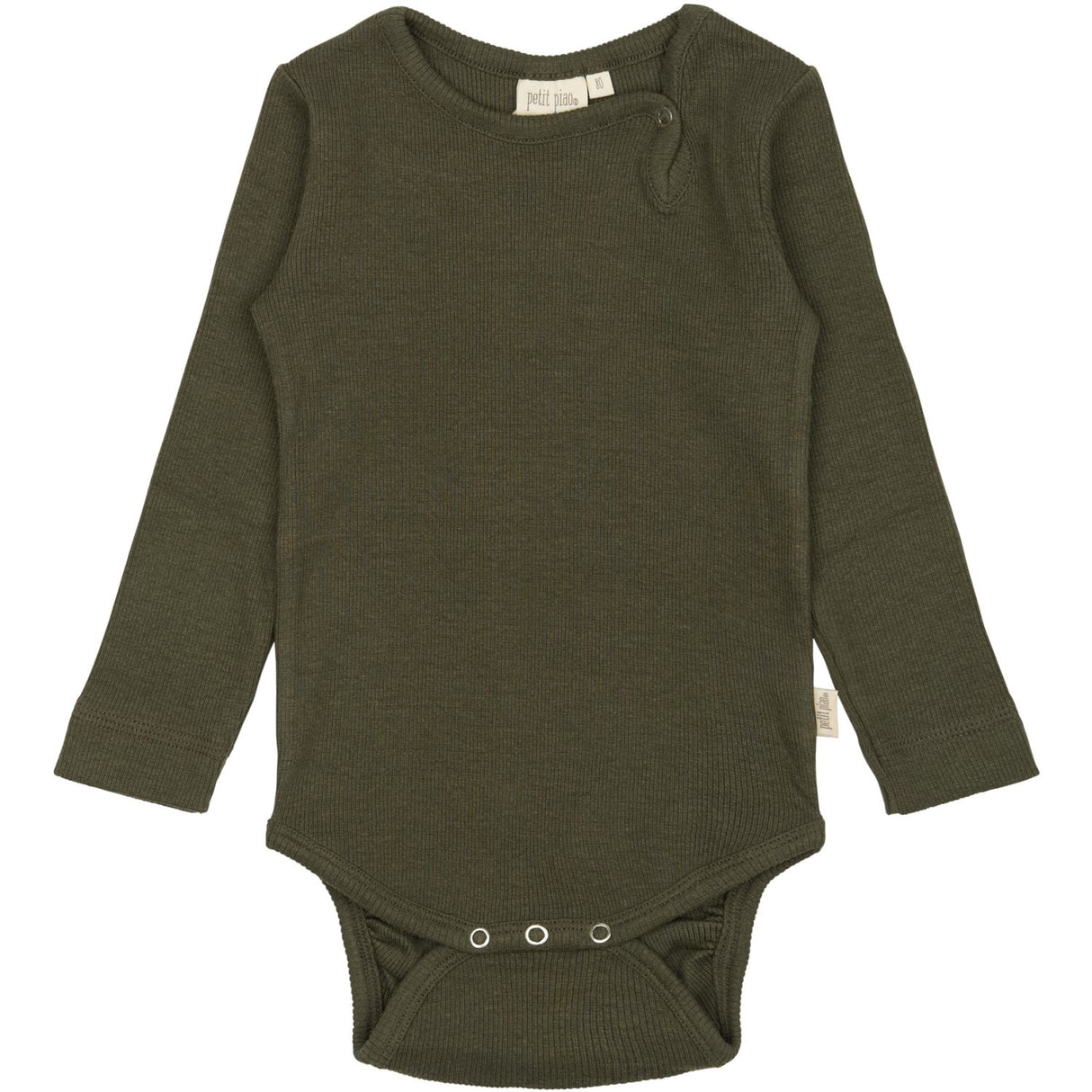 Petit Piao Green Leaf Body L/S Modal