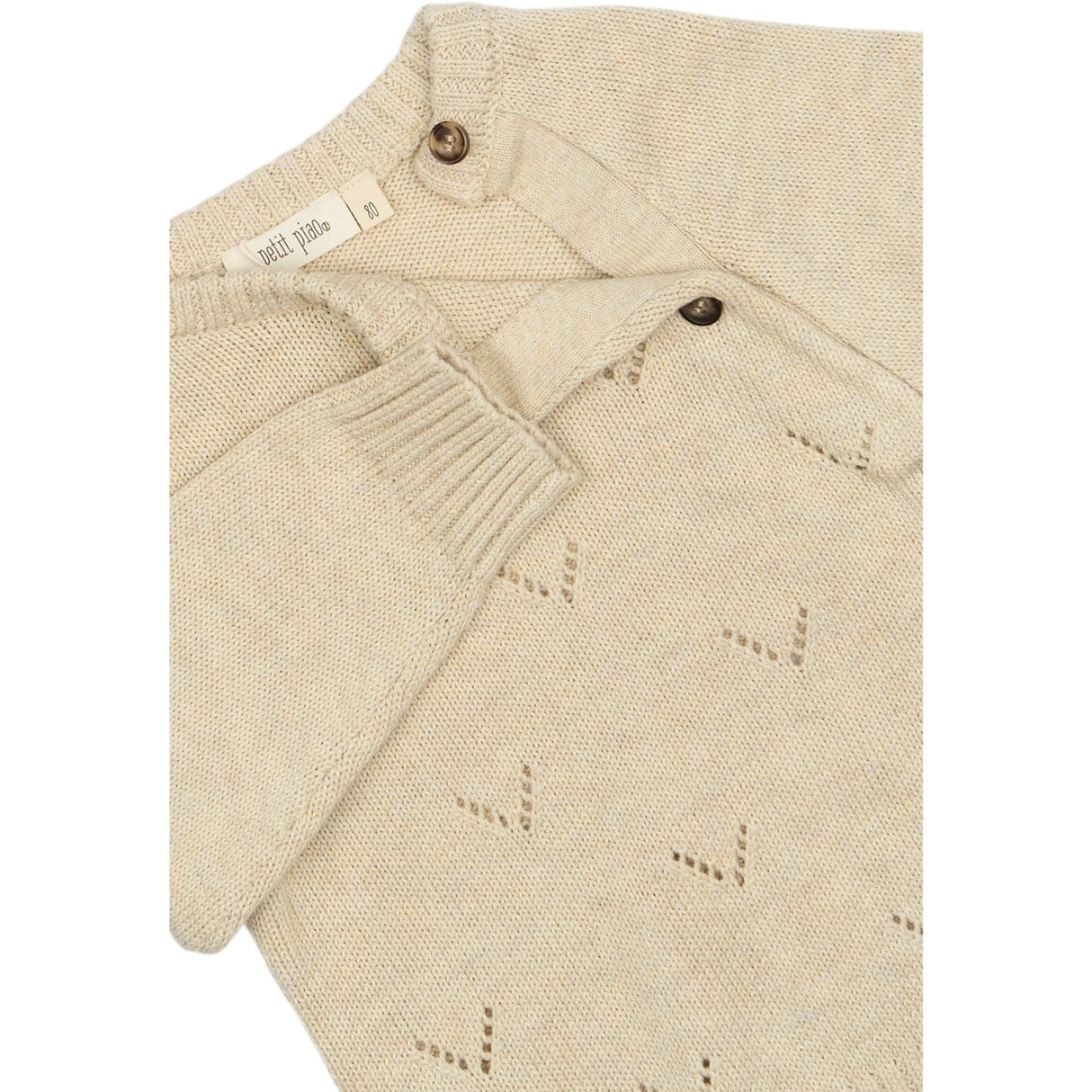 Petit Piao Off White PpDaqa Fold Over Strik