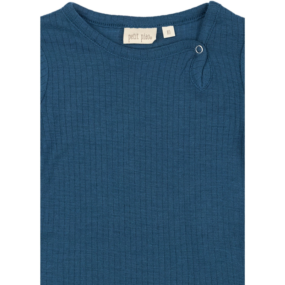 Petit Piao Ensign Blue PPDante Body L/S Merino Uld