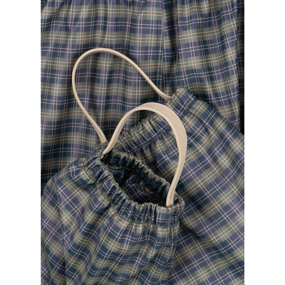 Konges Sløjd Laurel Blue Check Rainy Palme Sæt