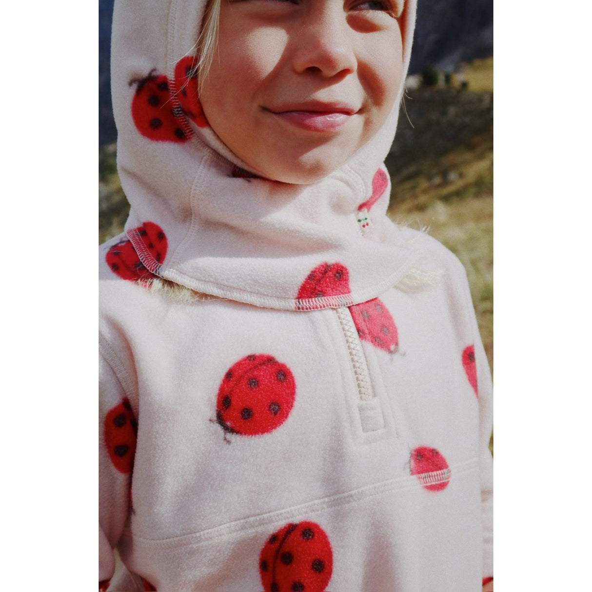 Konges Sløjd Ladybug Tavi Fleece Elefanthue Grs