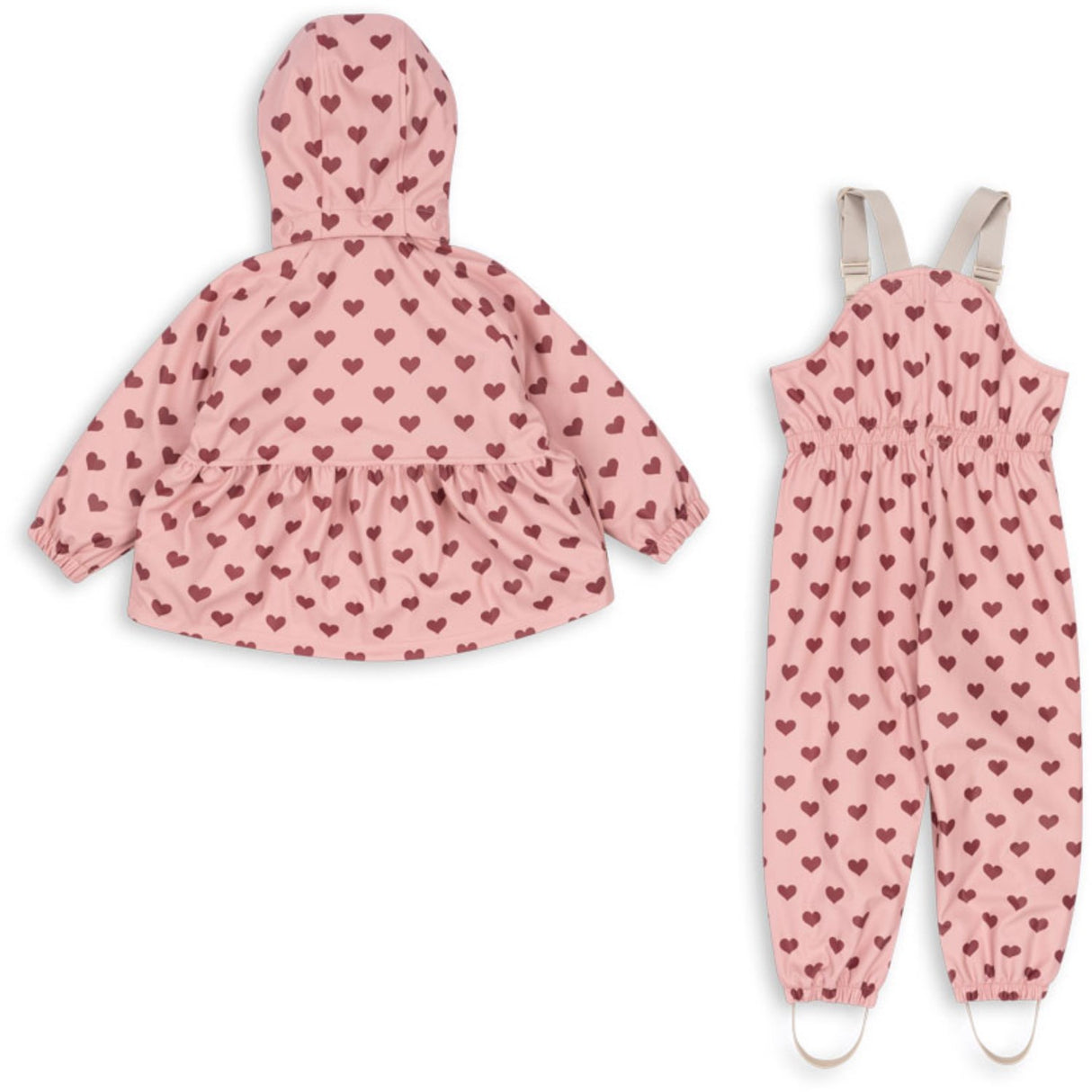 Konges Sløjd Amour Pink Rainy Palme Sæt Girl