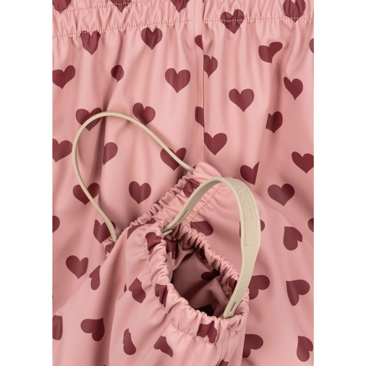 Konges Sløjd Amour Pink Rainy Palme Sæt Girl