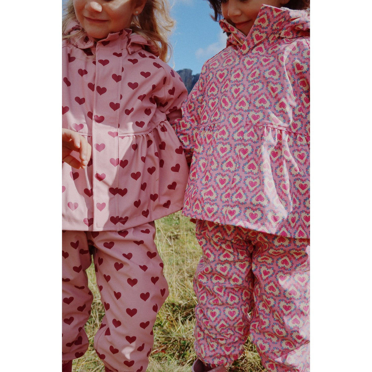 Konges Sløjd Amour Pink Rainy Palme Sæt Girl