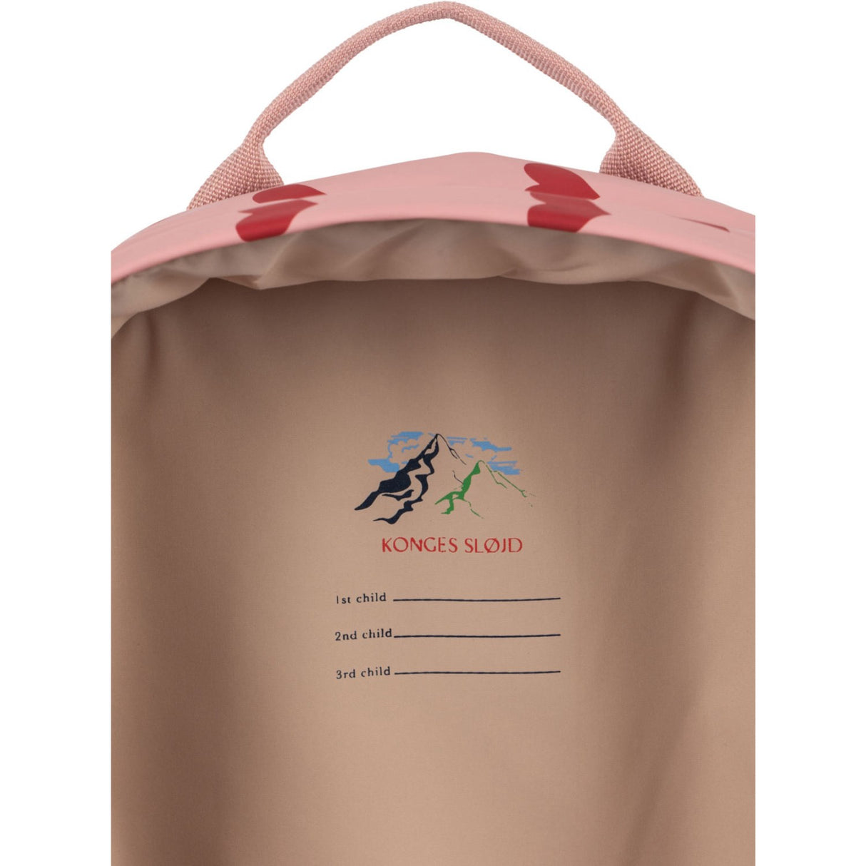 Konges Sløjd Amour Pink Rainy Kids Rygsæk Midi