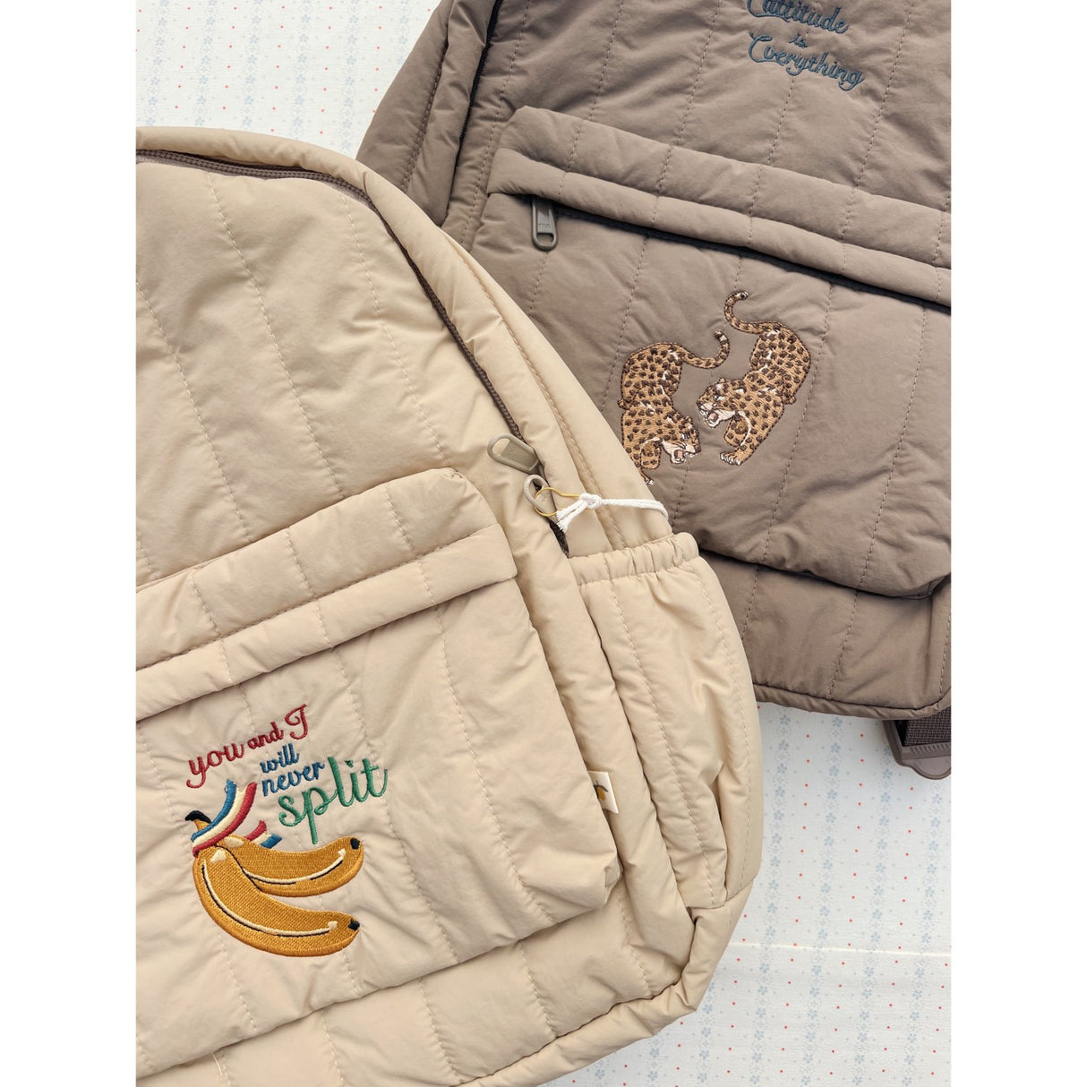 Konges Sløjd Walnut Juno Quiltet Rygsæk Midi