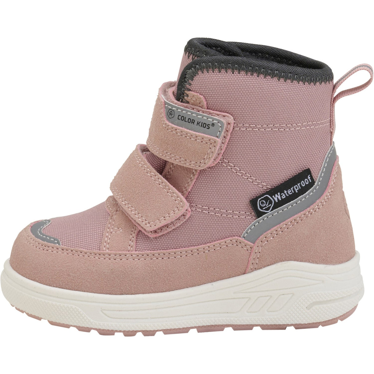 Color Kids Woodrose Støvler W. Velcro Waterproof