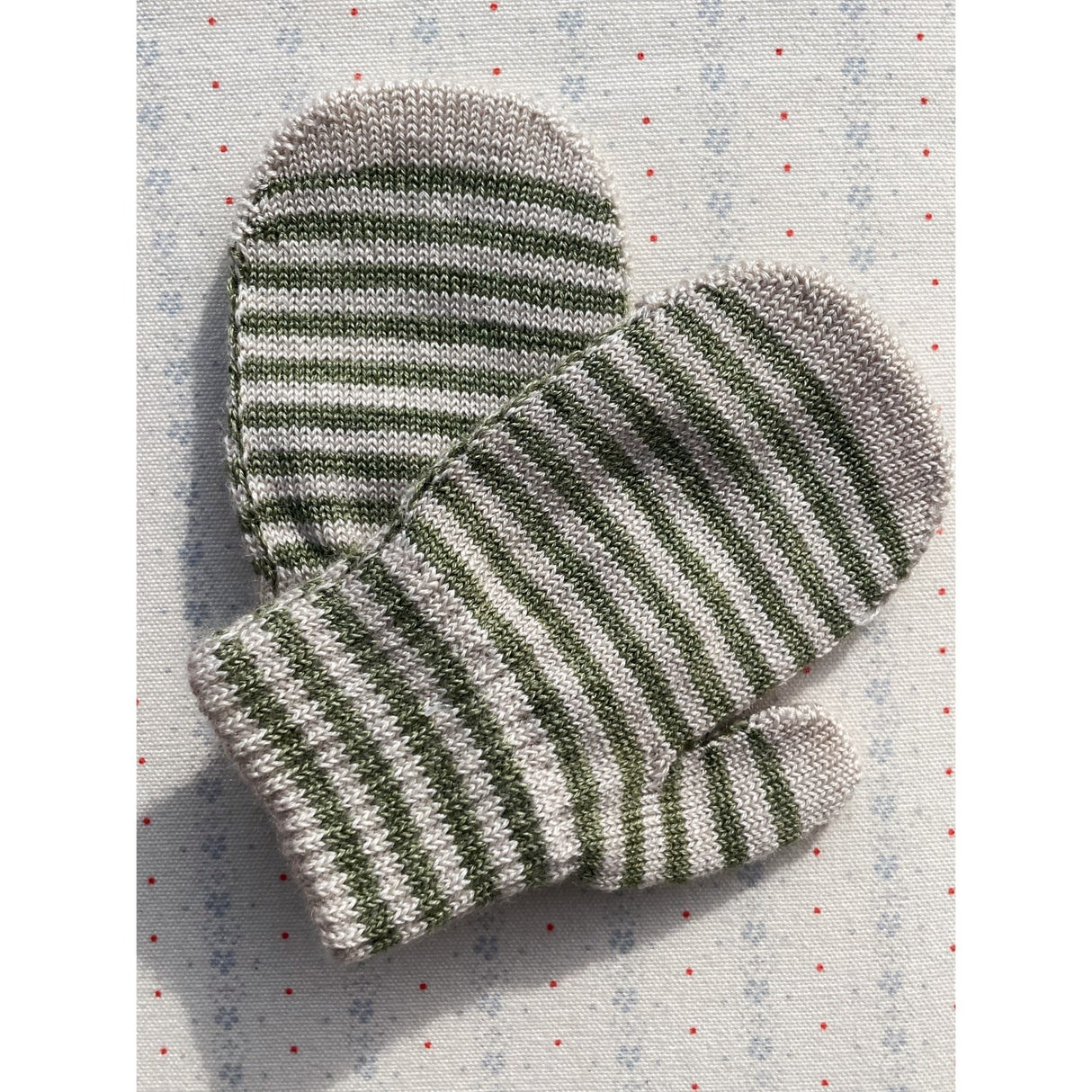 Konges Sløjd Lemon/Stripe 2 Pak Filla Vanter