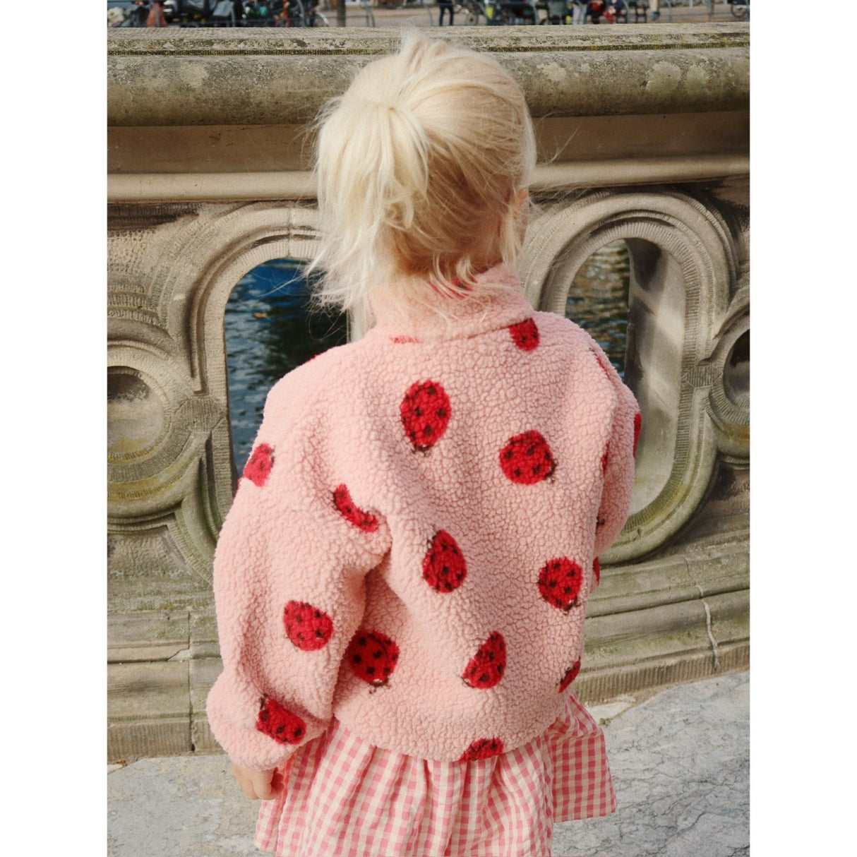 Konges Sløjd Ladybug Pink Jody Bamse Jakke Grs