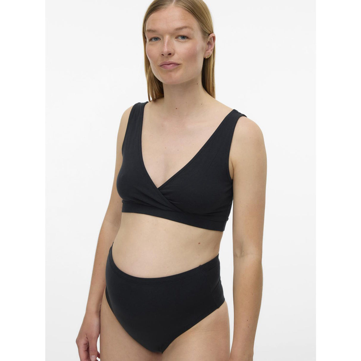 Mama;licious Black Black 3-Pack Mlmelisa Bra 2F 3-Pak