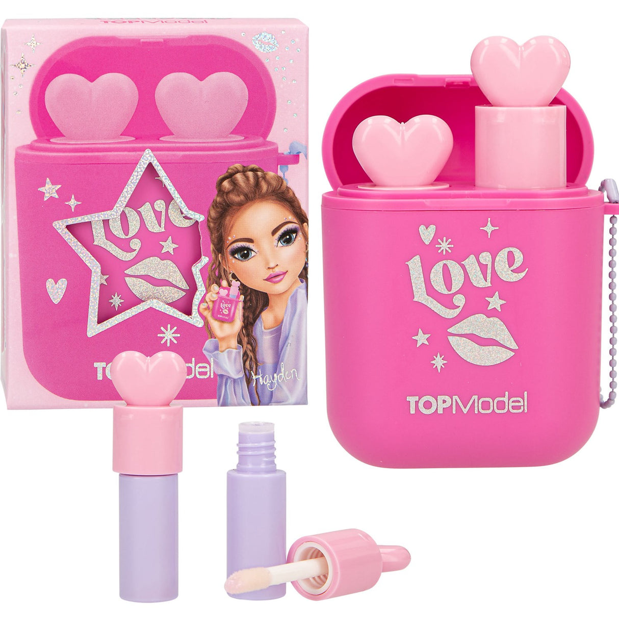 TOPModel Beauty And Me Lip Gloss Sæt Headphone Case