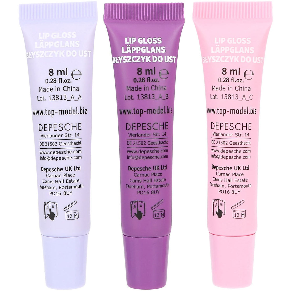 TOPModel Beauty And Me Lip Gloss Sæt